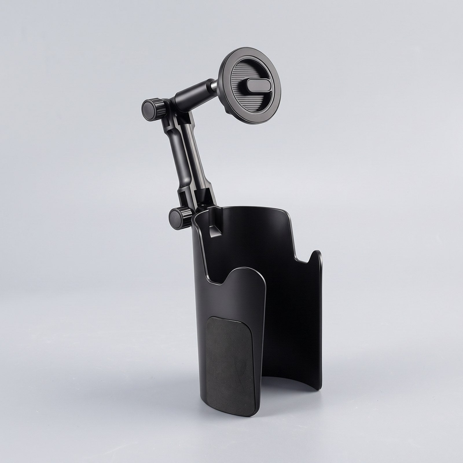 Black RoadMate mount, front view